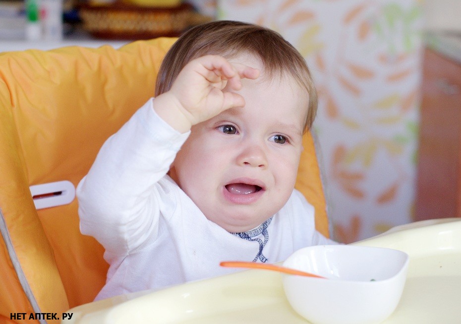 Может ли у ребенка быть аллергия на еду?